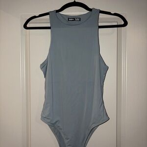 SHEIN Women's Gray Sleeveless Bodysuit